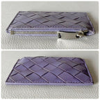 Bottega Veneta Intrecciato Key Pouch Purple — view 5