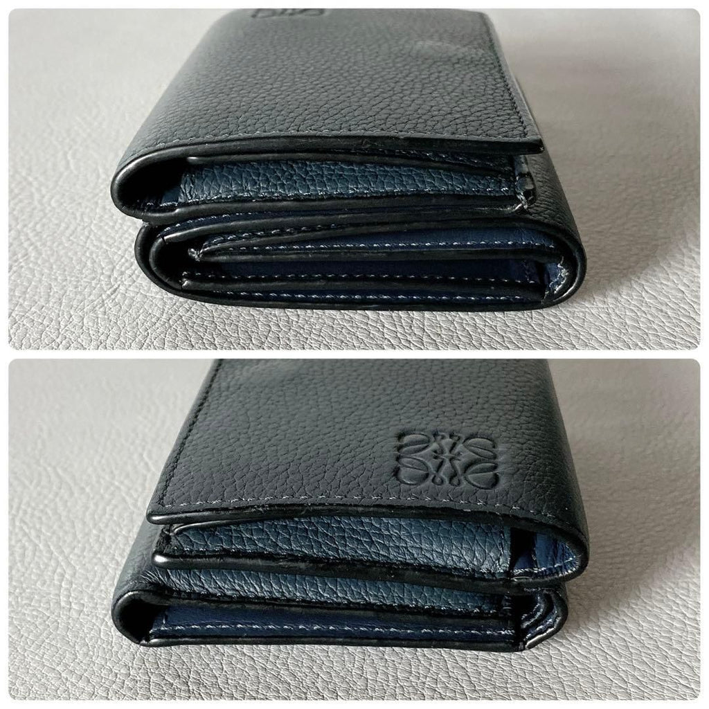 Loewe Trifold Wallet Dark Blue — view 6