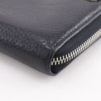 Gucci Sherry Line Inter-locking G Leather Black Long Wallet — view 5