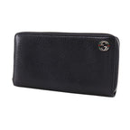 Gucci Sherry Line Inter-locking G Leather Black Long Wallet — view 2