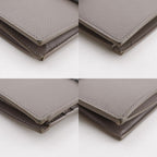 Celine Medium Strap Wallet Leather Gray Bifold — view 5