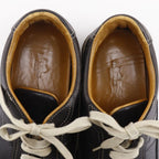 Hermes Quick H Logo Leather Black Sneakers — view 6