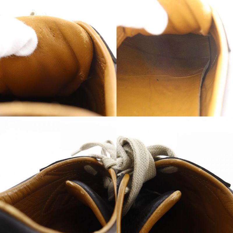 Hermes Quick H Logo Leather Black Sneakers — view 9