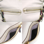 Gucci Sherry Line Chain Shoulder Bag Leather White 0852 — view 8