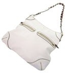 Gucci Sherry Line Chain Shoulder Bag Leather White 0852 — view 6