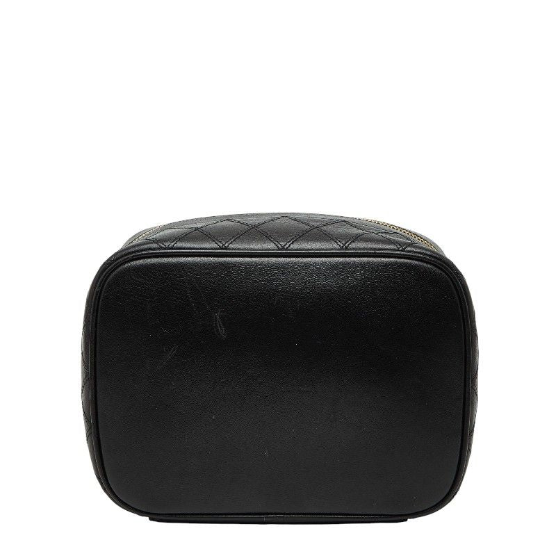 Chanel Bicolore Vanity Bag Handbag Black Lambskin — view 4