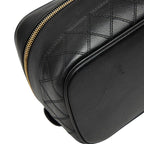 Chanel Bicolore Vanity Bag Handbag Black Lambskin — view 7