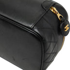 Chanel Bicolore Vanity Bag Handbag Black Lambskin — view 5