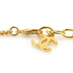 Chanel Camellia Gold Pendant Necklace — view 9