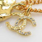 Chanel Camellia Gold Pendant Necklace — view 7