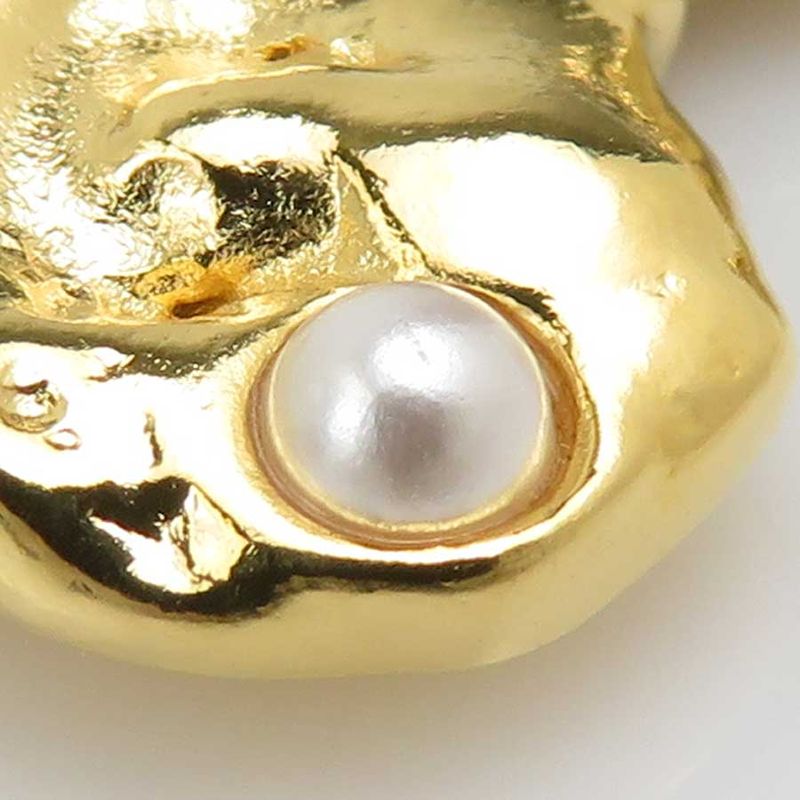 Chanel Camellia Gold Pendant Necklace — view 6