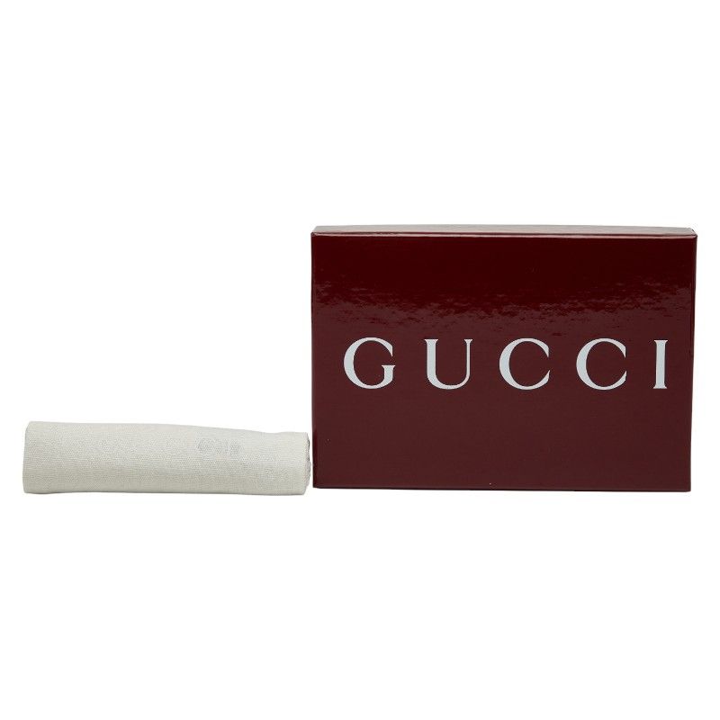 Gucci GG Marmont Double G Airpods Case Bold Wine Red Leather — view 5