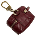 Gucci GG Marmont Double G Airpods Case Bold Wine Red Leather — view 2