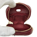 Gucci GG Marmont Double G Airpods Case Bold Wine Red Leather — view 3