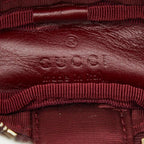 Gucci GG Marmont Double G Airpods Case Bold Wine Red Leather — view 4