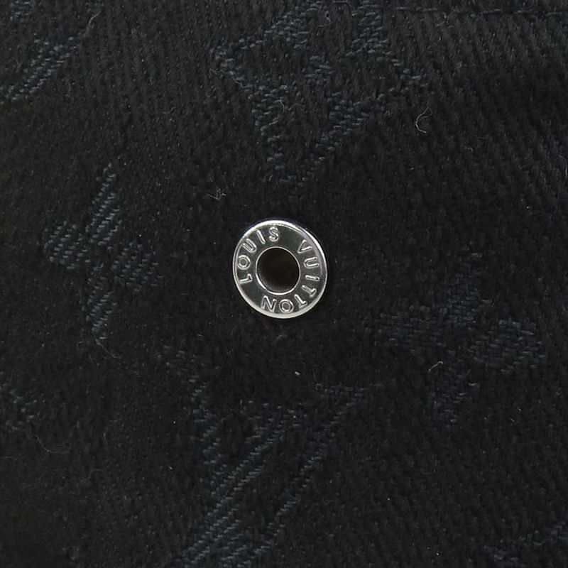 Louis Vuitton Monogram Size 58 Black Hat — view 7