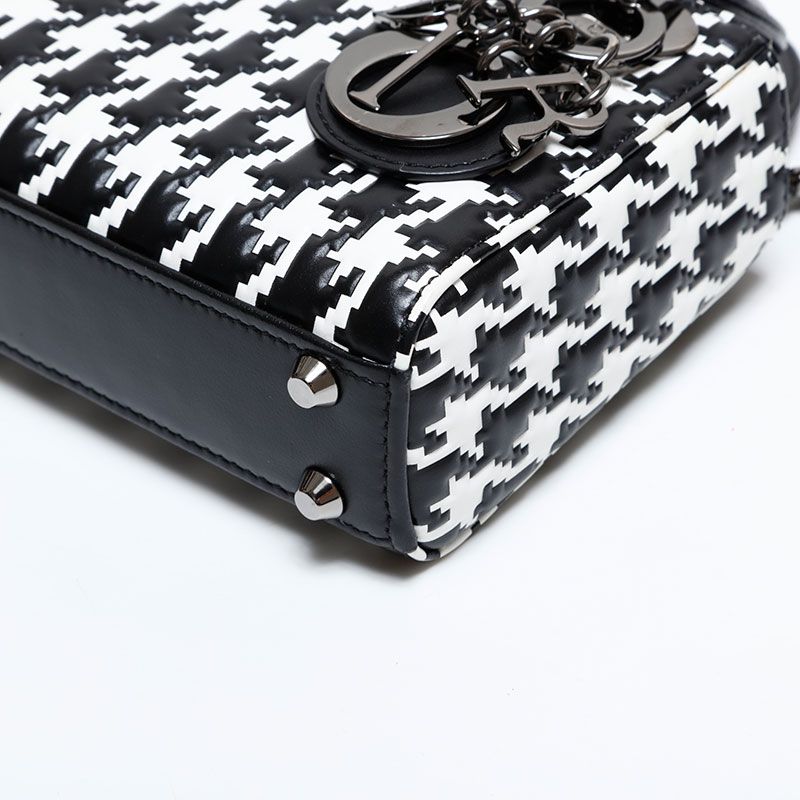 Dior Handbag Micro Black White — view 6