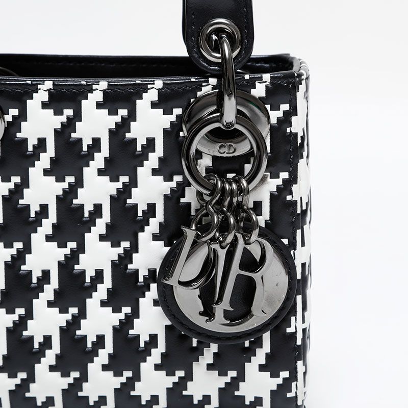 Dior Handbag Micro Black White — view 8