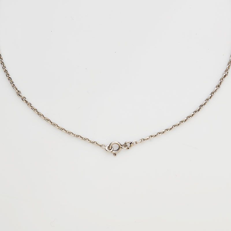 Hermes Necklace Logo Silver — view 6
