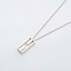 Hermes Necklace Logo Silver — view 7