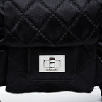Chanel Shoulder Bag Satin Chain Ribbon — view 8