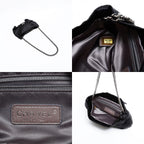 Chanel Shoulder Bag Satin Chain Ribbon — view 9