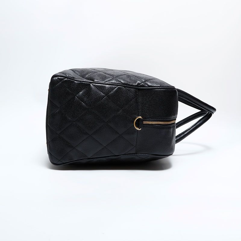 Chanel Boston Bag Caviar Leather Quilted — view 4