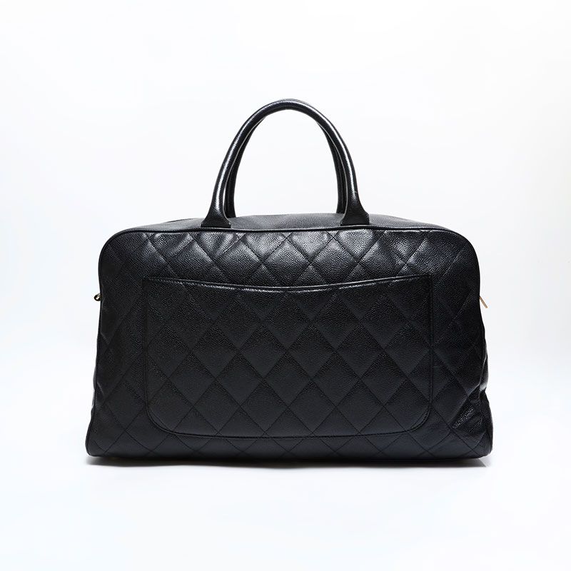 Chanel Boston Bag Caviar Leather Quilted — view 2