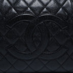 Chanel Boston Bag Caviar Leather Quilted — view 8