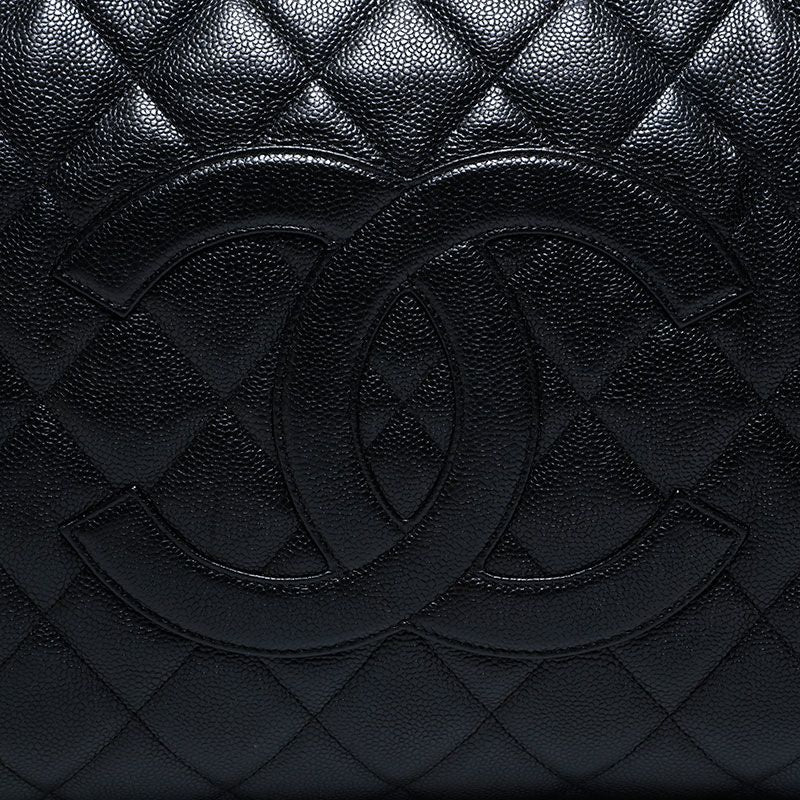 Chanel Boston Bag Caviar Leather Quilted — view 8