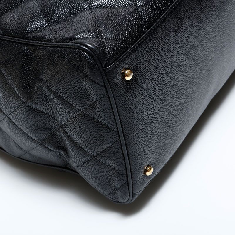 Chanel Boston Bag Caviar Leather Quilted — view 5
