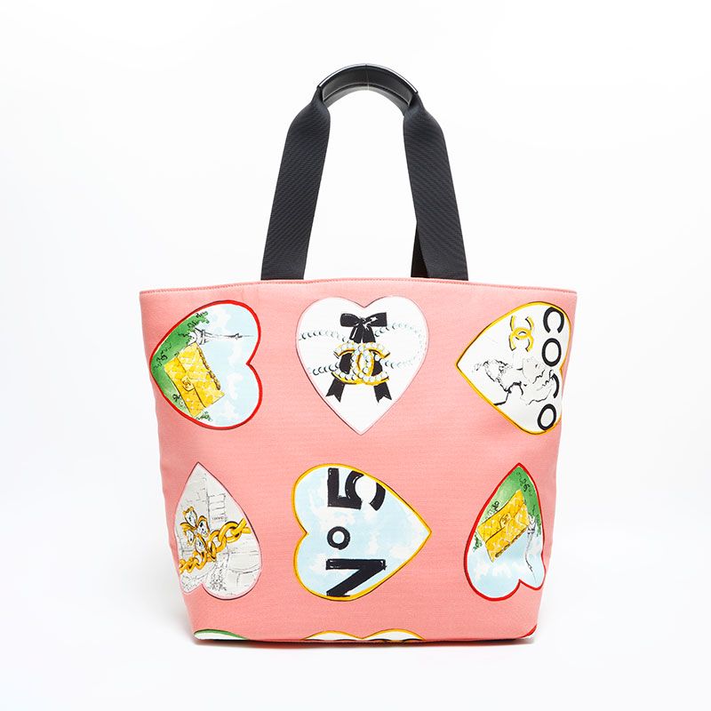 Chanel Tote Valentine Canvas — view 2