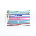 Chanel Clutch Cotton Canvas Multicolor CC Logo — view 2
