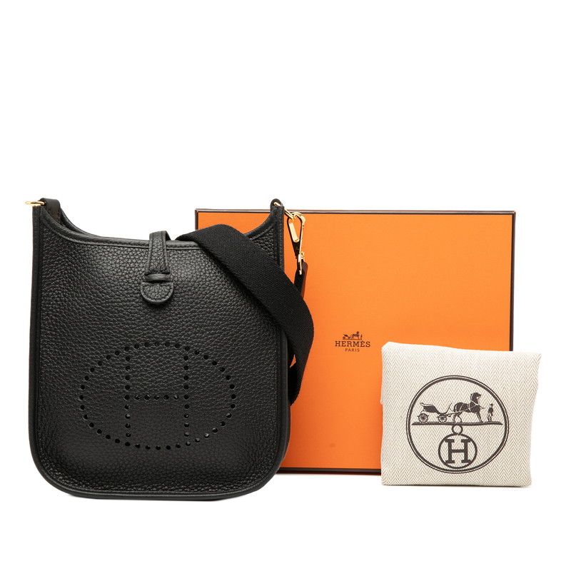Hermes Evelyne TPM Black Taurillon Clemence — view 8