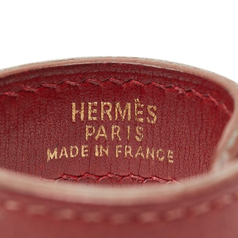 Hermes Nomad Glove Holder Wine Red Leather — view 5