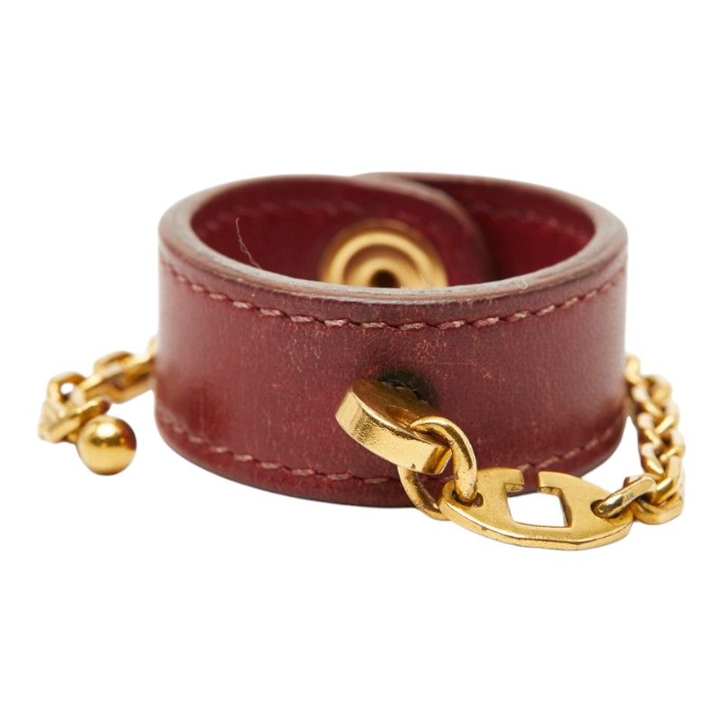 Hermes Nomad Glove Holder Wine Red Leather — view 2