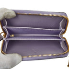 Gucci Jumbo Case Coin Beige Purple Canvas — view 7