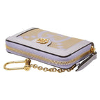 Gucci Jumbo Case Coin Beige Purple Canvas — view 6