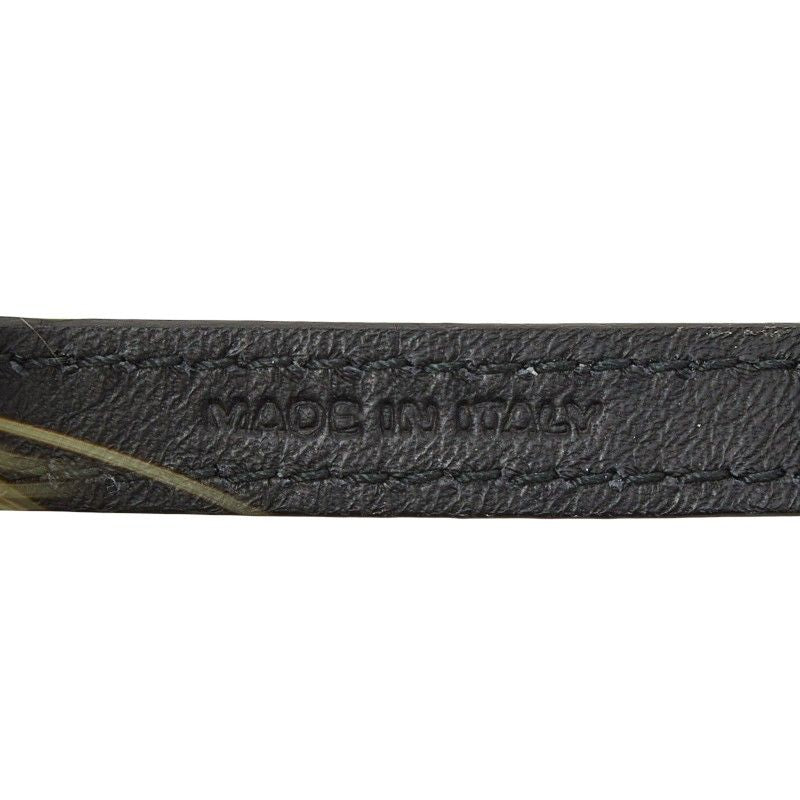 Fendi Monster Bag Charm Key Holder Yellow Black Fa Leather — view 4
