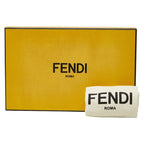 Fendi Monster Bag Charm Key Holder Yellow Black Fa Leather — view 5