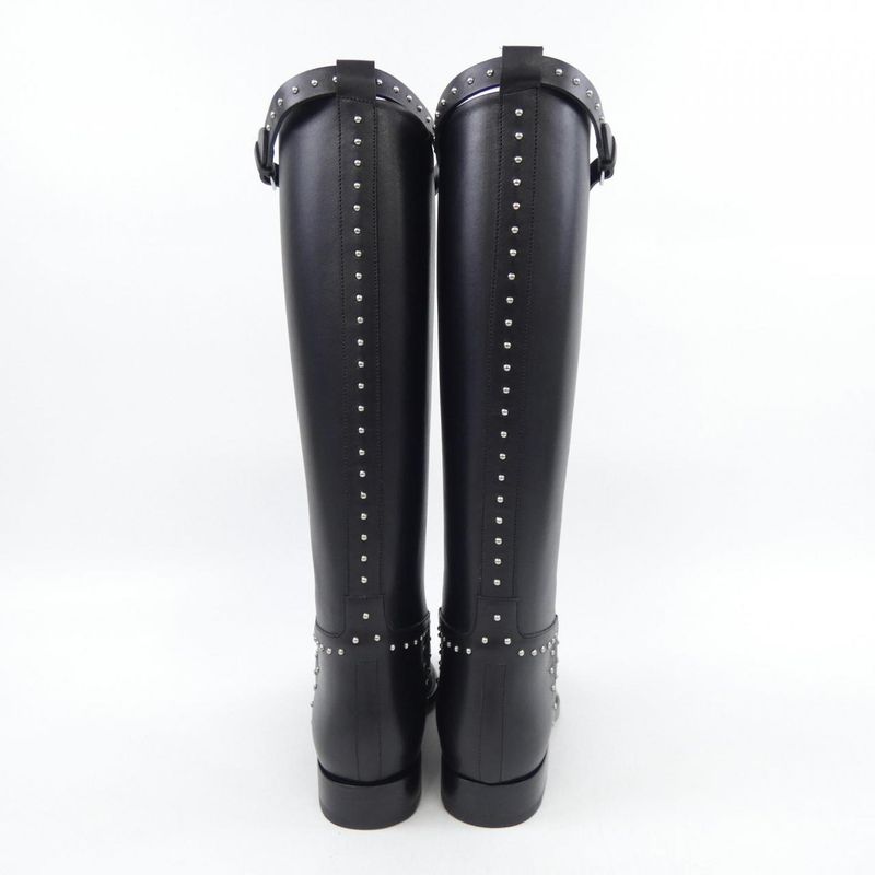 Hermes Long Size 37 Black Boots — view 5