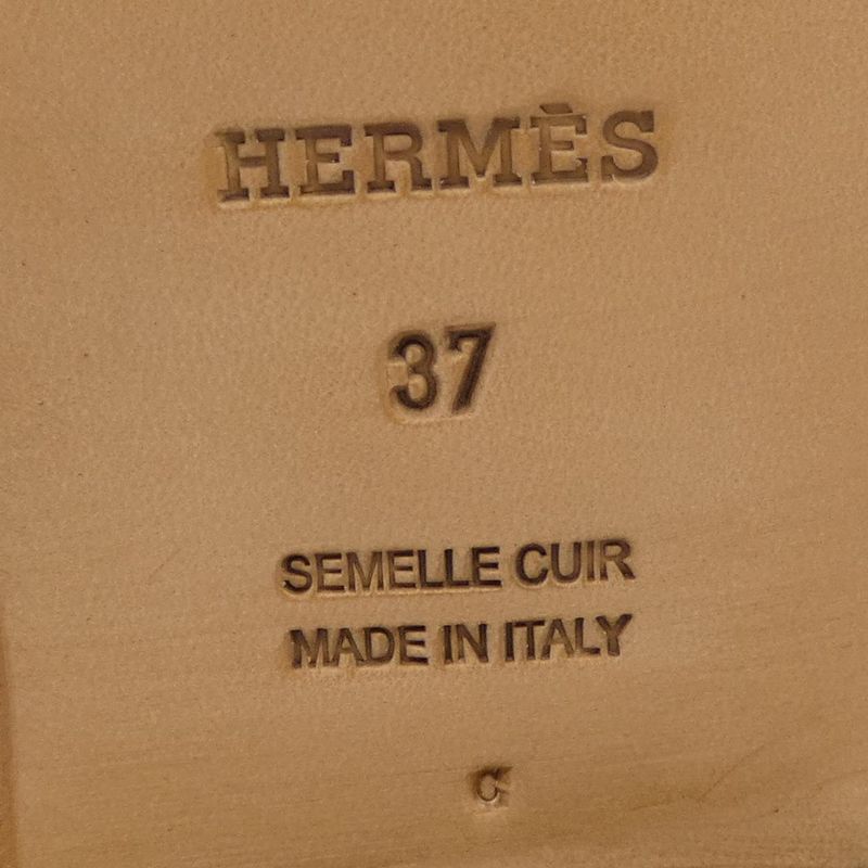 Hermes Long Size 37 Black Boots — view 6