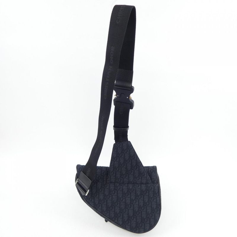 Dior Saddle Oblique Jacquard 1 yky Bag — view 4