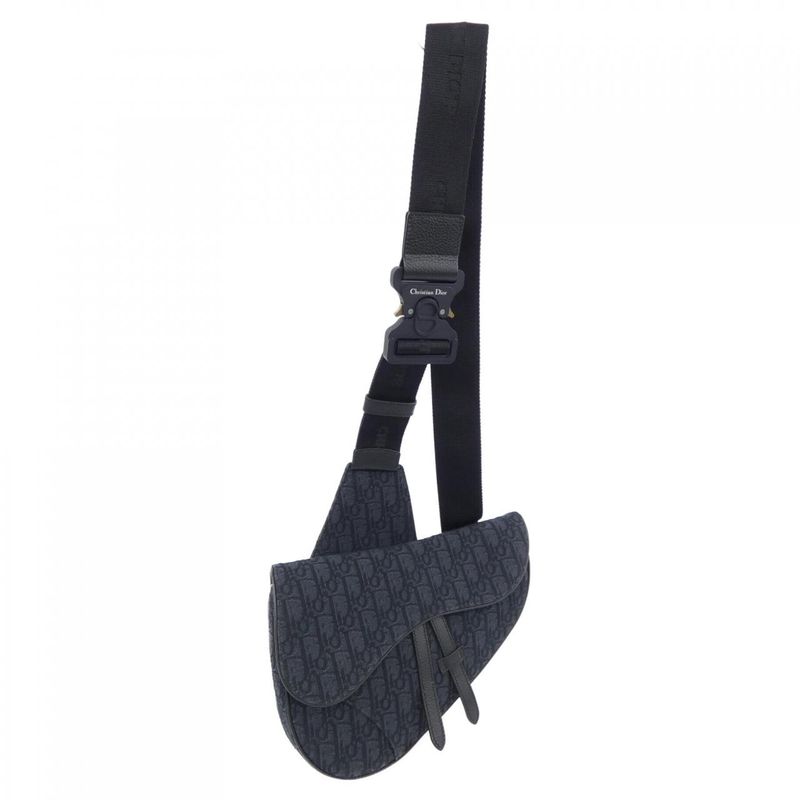 Dior Saddle Oblique Jacquard 1 yky Bag — view 3