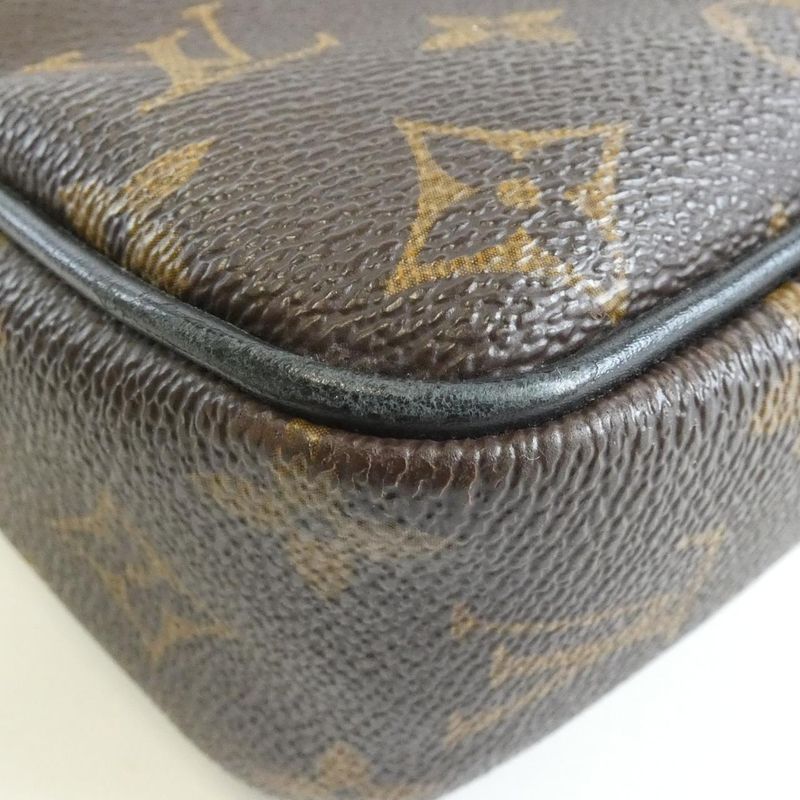 Louis Vuitton Monogram Macassar Porte Documan Voyage PM Bag — view 3