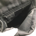 Gucci Nylon Canvas Jackie Silver Backpack Black — view 8