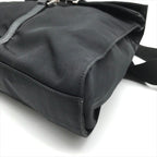 Gucci Nylon Canvas Jackie Silver Backpack Black — view 5