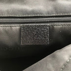 Gucci Nylon Canvas Jackie Silver Backpack Black — view 9