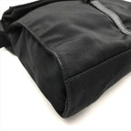 Gucci Nylon Canvas Jackie Silver Backpack Black — view 4