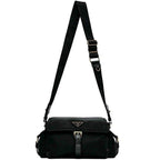 Prada Shoulder Bag Explorer Medium Black Nero — view 5
